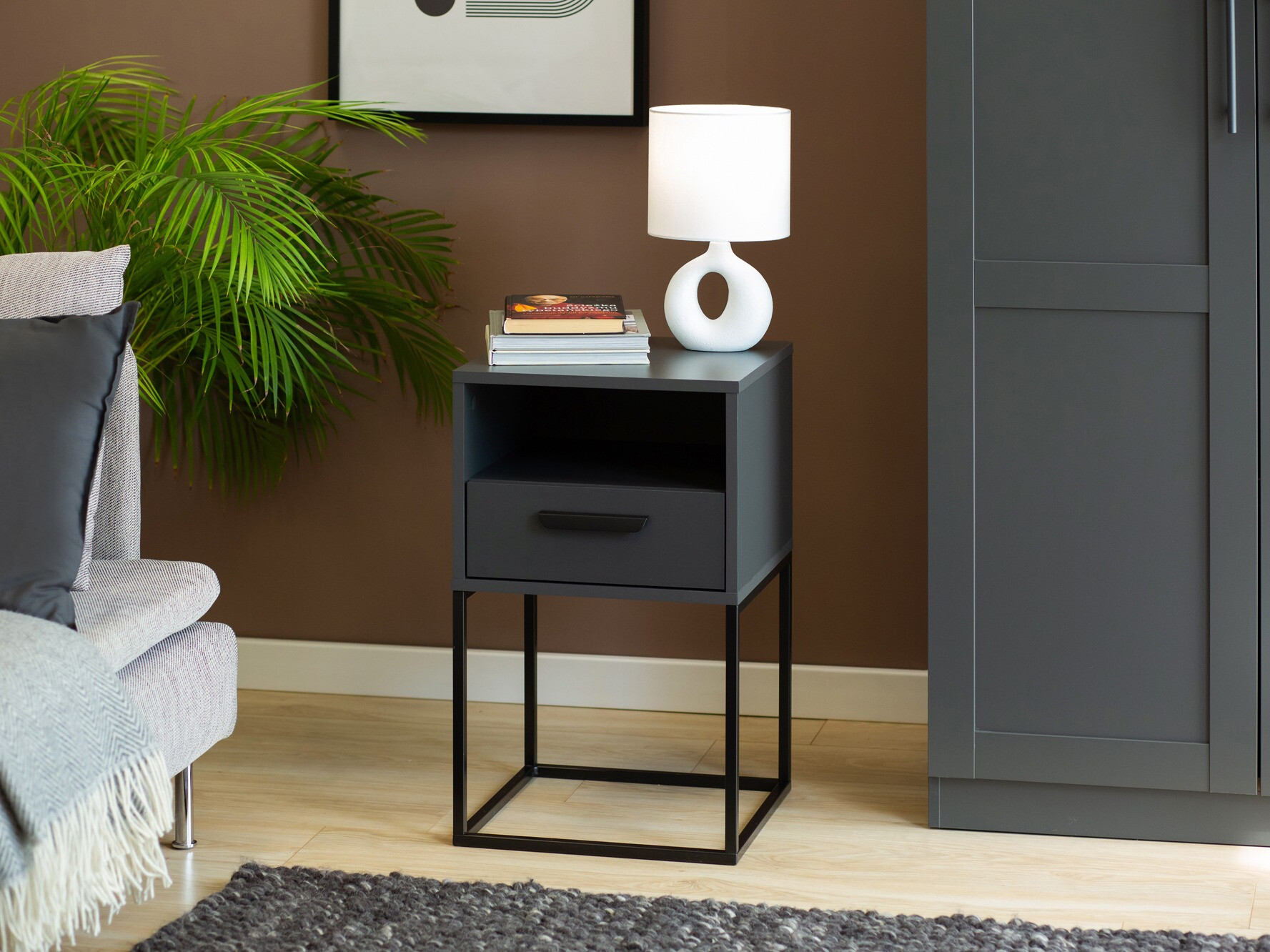 Noćni ormarić Bristol 193 (Antracit)