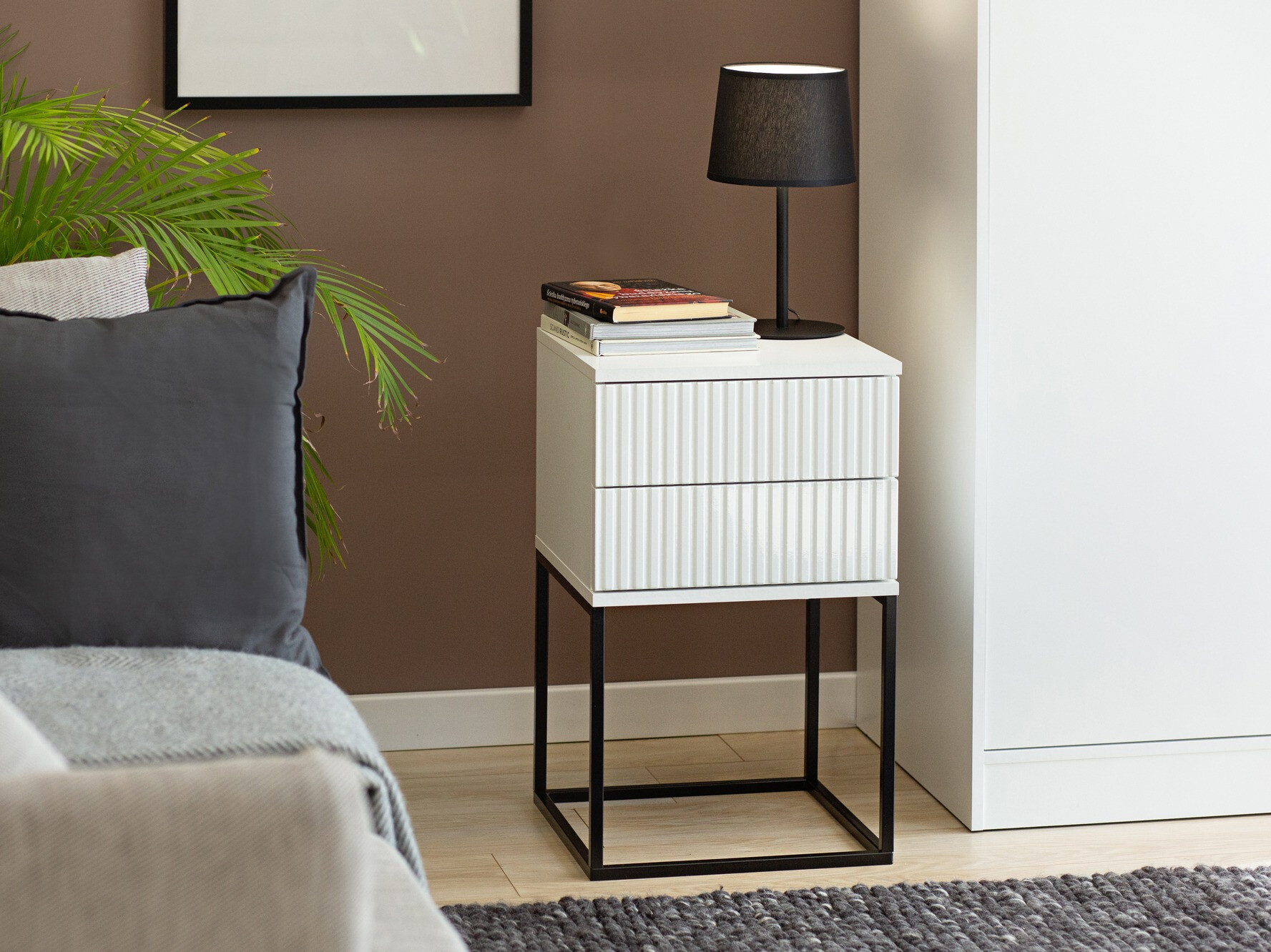 Noćni ormarić Bristol 195 (Bijela)