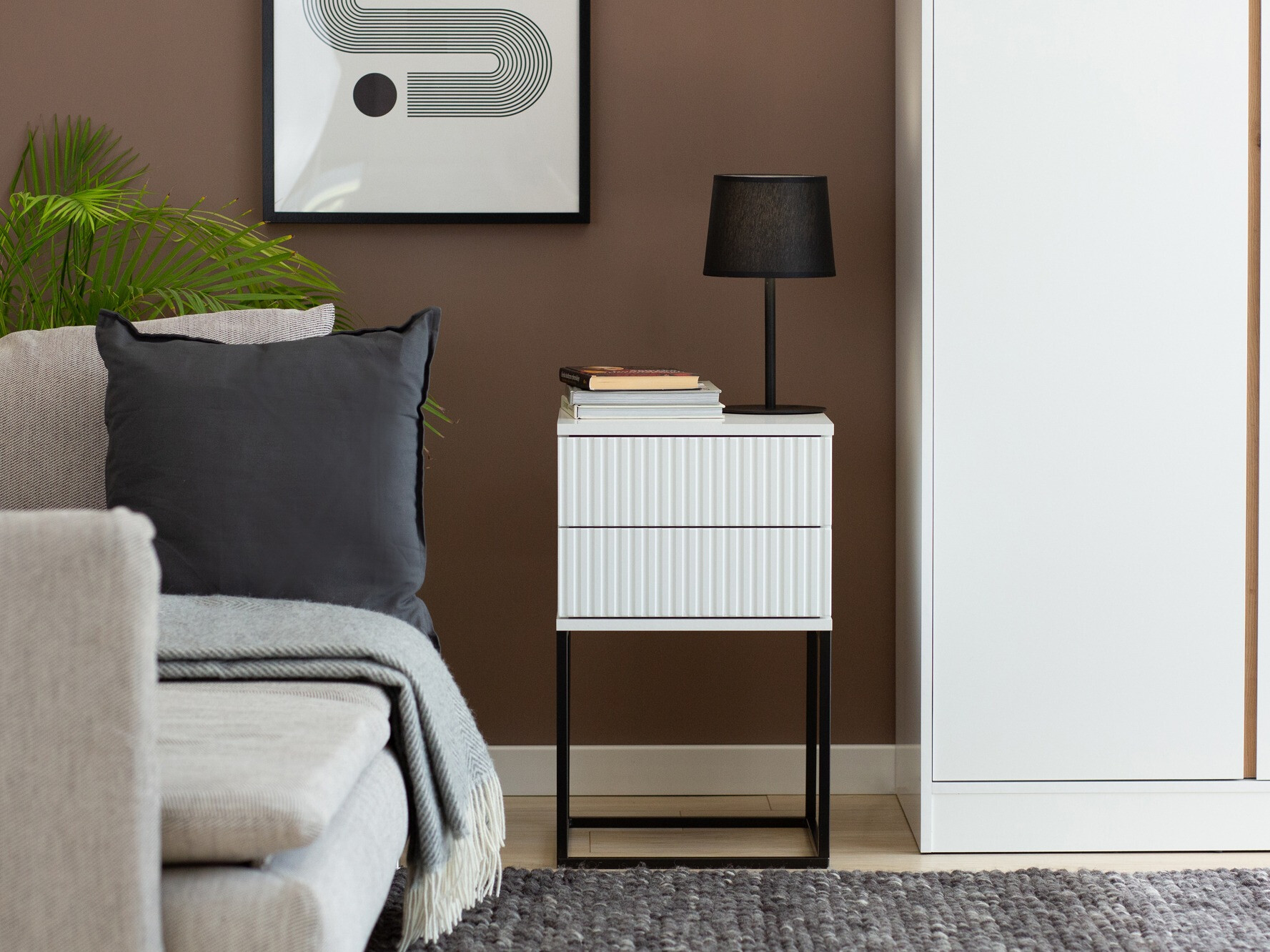 Noćni ormarić Bristol 195 (Bijela)