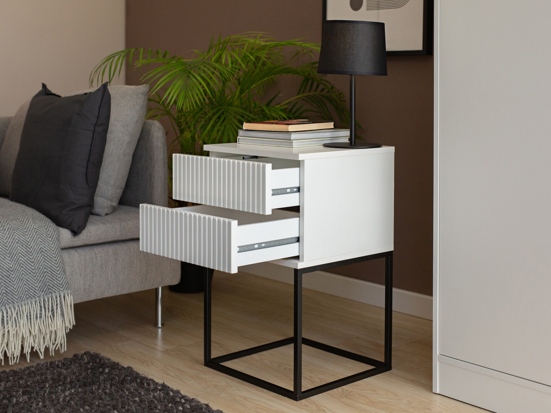 Noćni ormarić Bristol 195 (Bijela)