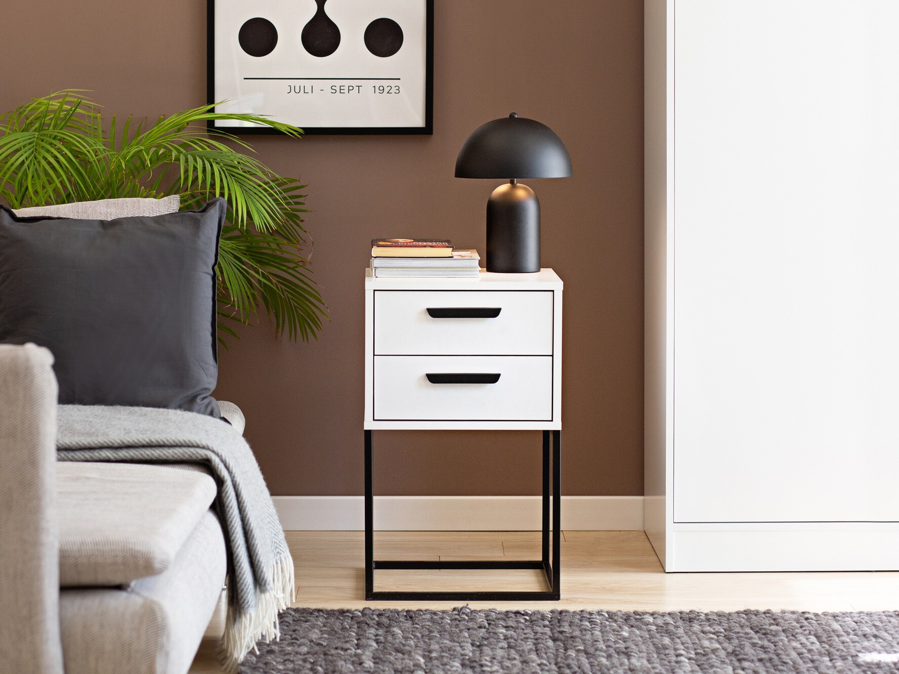 Noćni ormarić Bristol 196 (Bijela)