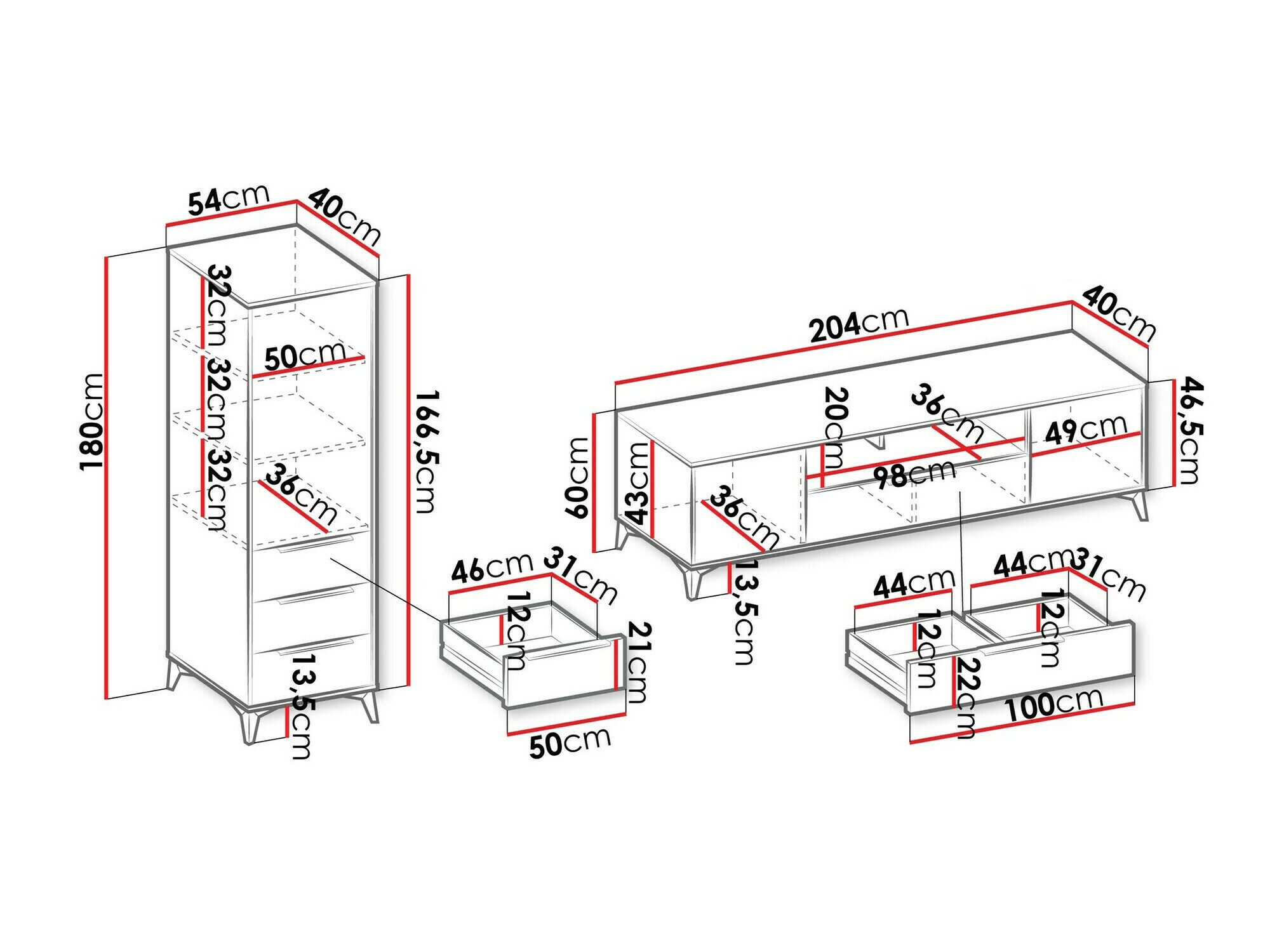 Dnevni boravak Comfivo Camlue 109
