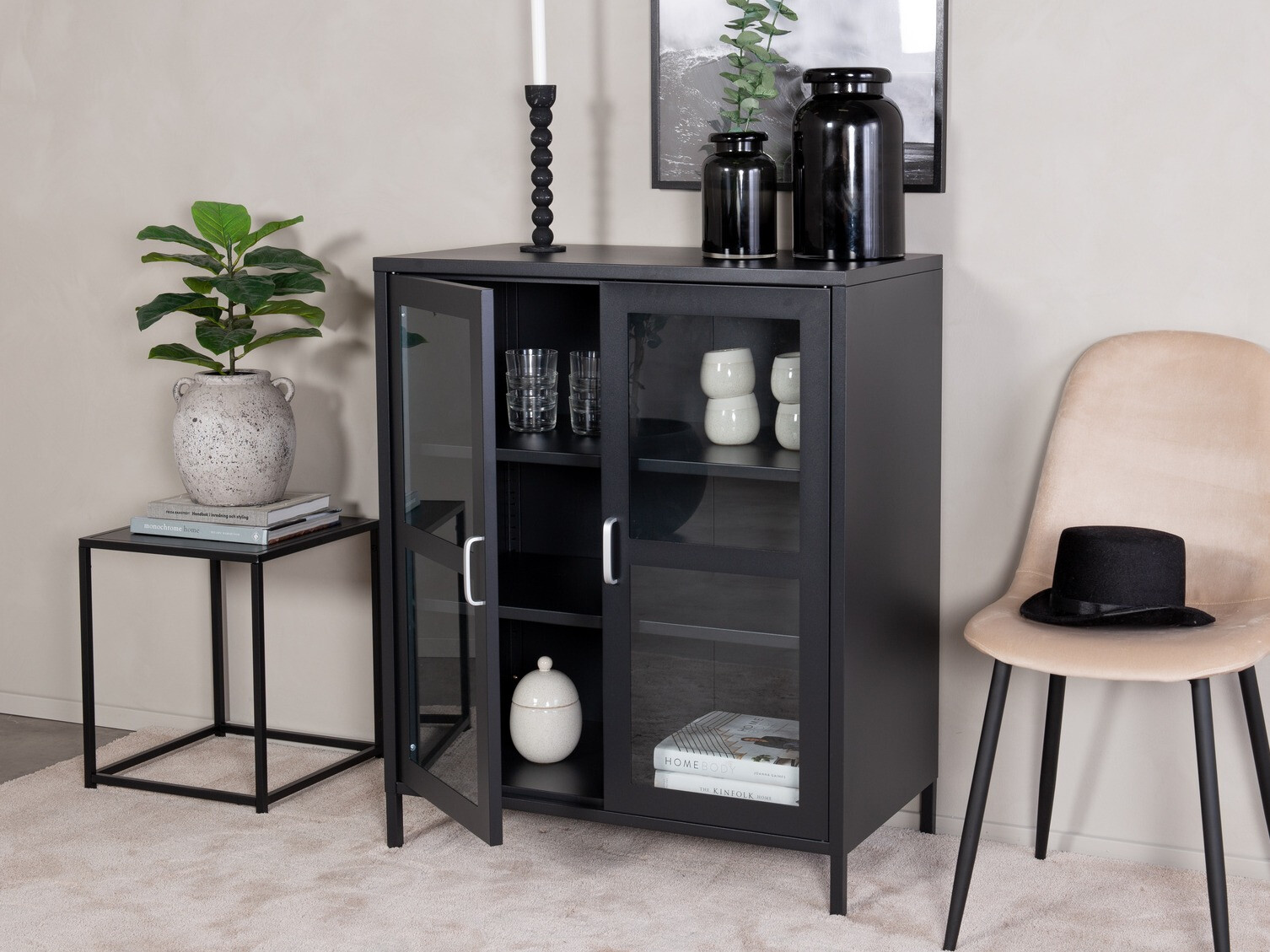 Ormarić Dallas 208 (Crna)