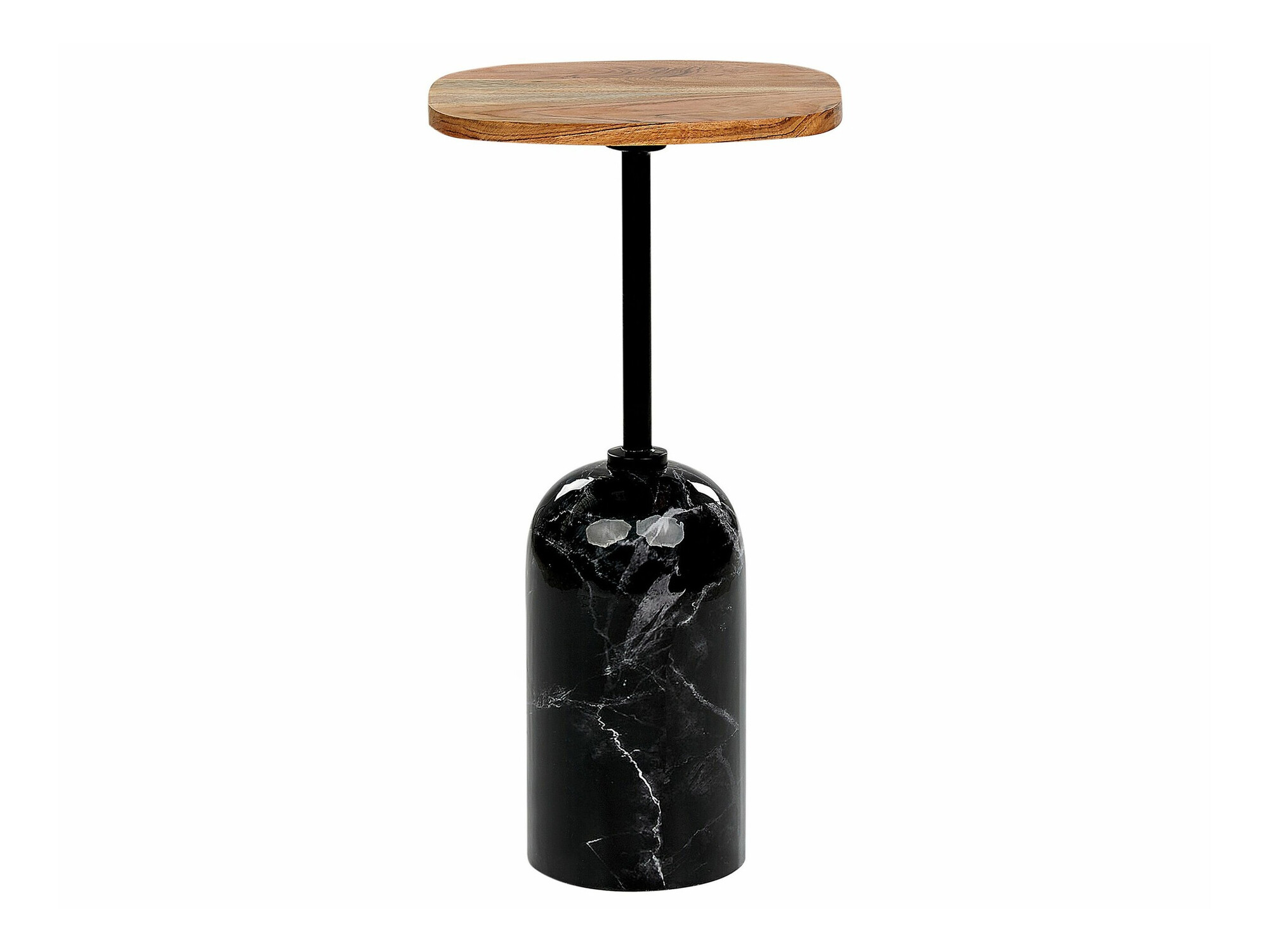 Pomoćni stolić Berwyn 2127 (Crna + Svijetlo drvo)