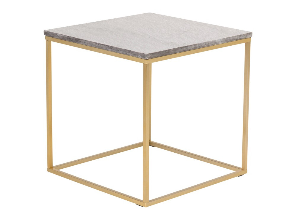 Stolić za kavu Dallas 178 (Crni mramor + Mesing)