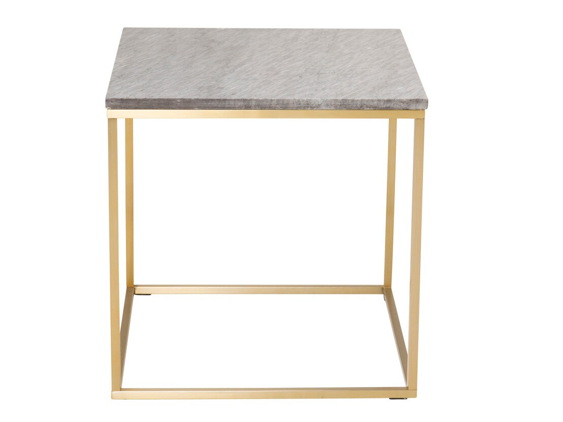 Stolić za kavu Dallas 178 (Crni mramor + Mesing)