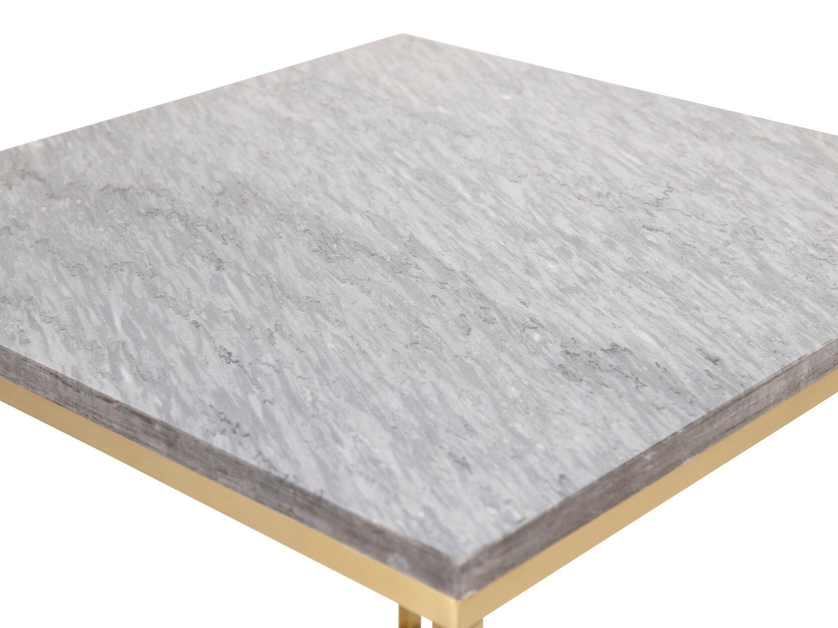 Stolić za kavu Dallas 178 (Crni mramor + Mesing)