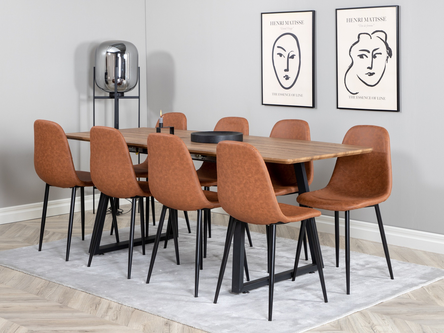 Blagovaonski set Dallas 331 (Smeđa + Crna)