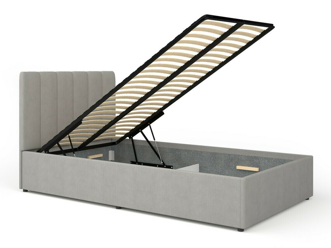 Set za spavaću sobu Mormavu 112 (Mat crna + Siva)