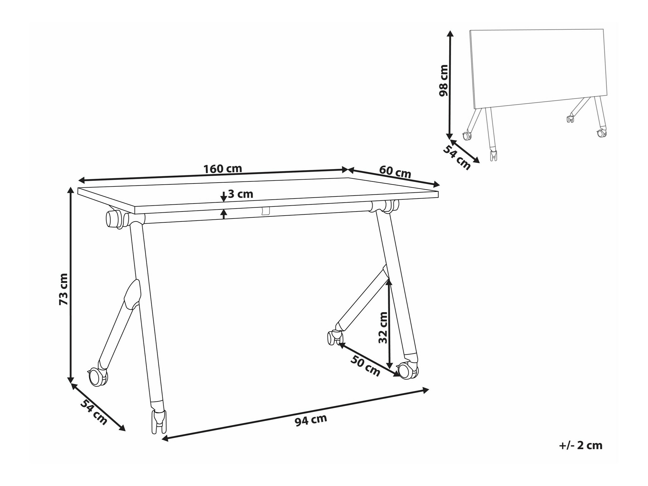 Uredski stol Berwyn 2138 (Svijetlo drvo)