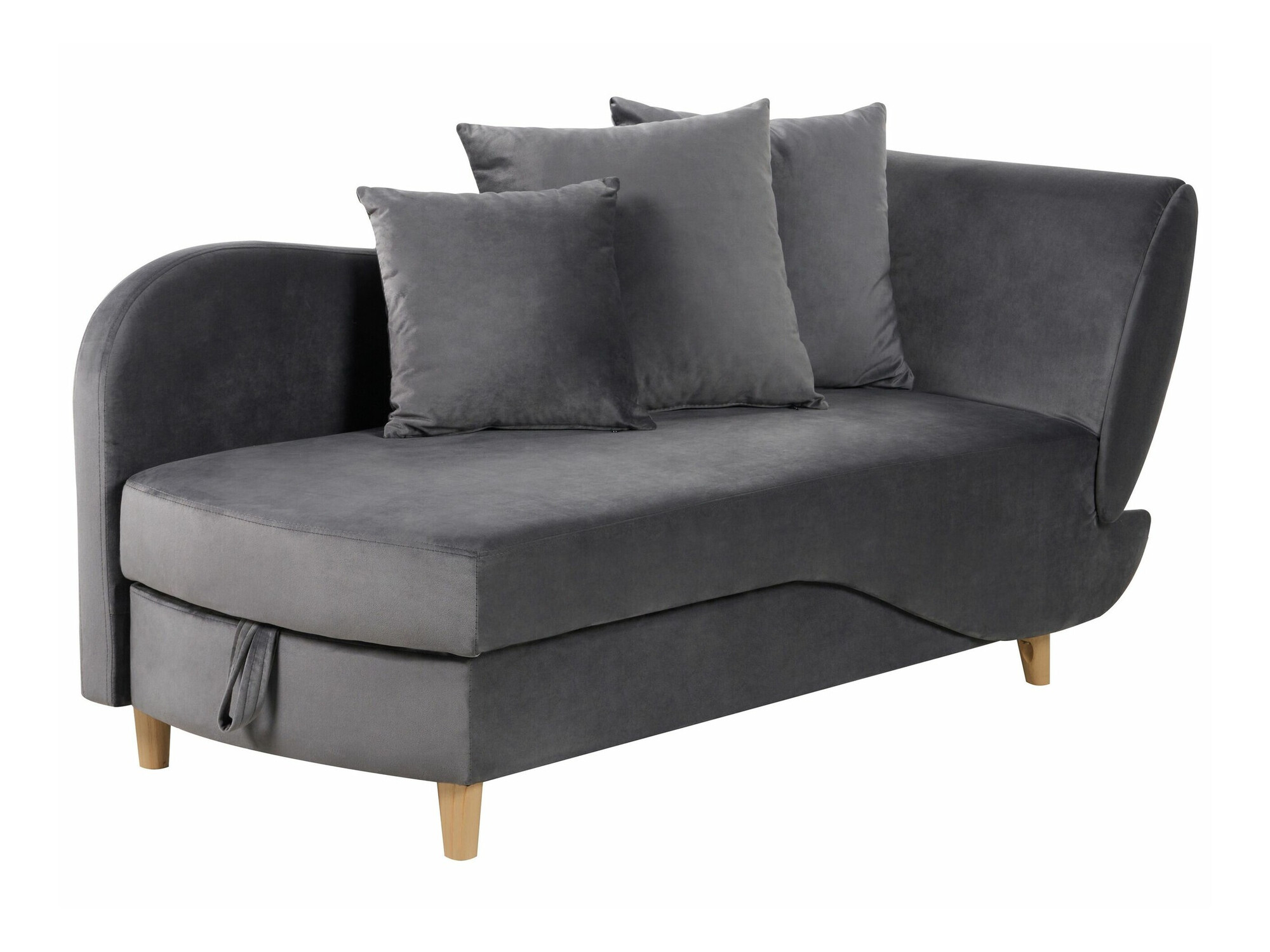 Ležaj Berwyn 1011 (Tamno sivo)