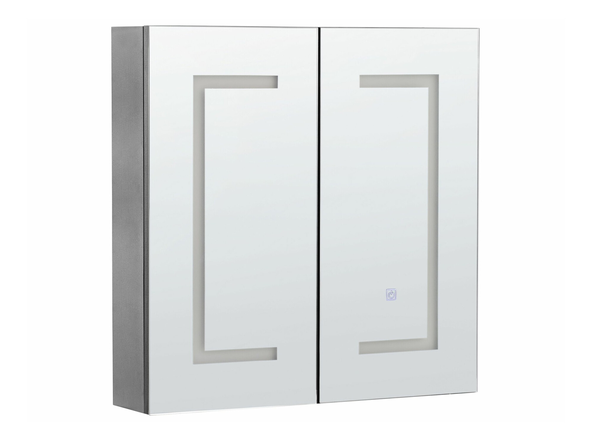 Kupaonski ormarić s ogledalom Berwyn 2153 (Crna)