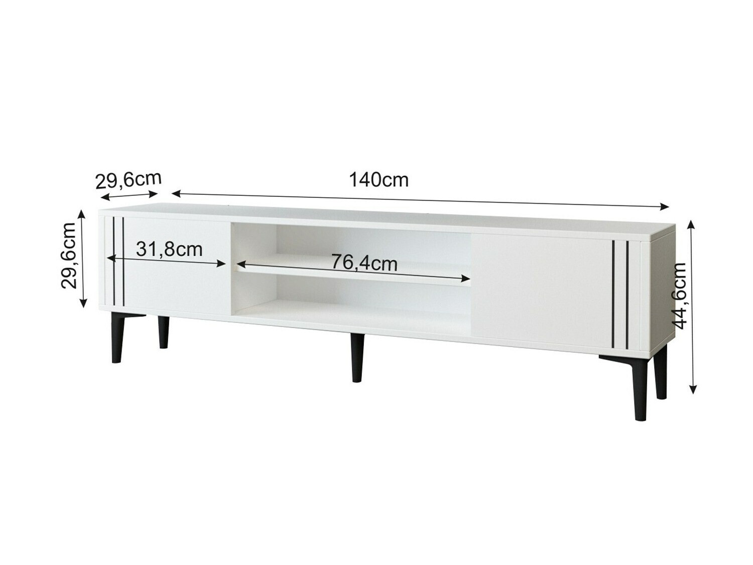 TV stol Kailua 2209 (Bijela)