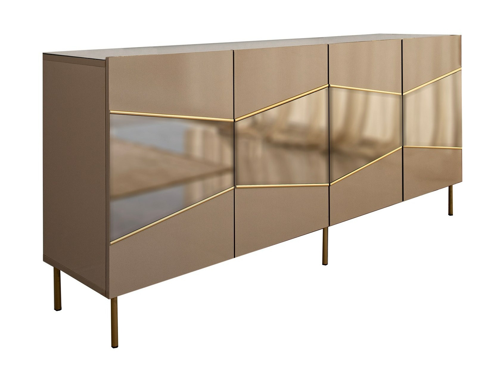 Ormarić Kailua 2210 (Bež + Zlatno)