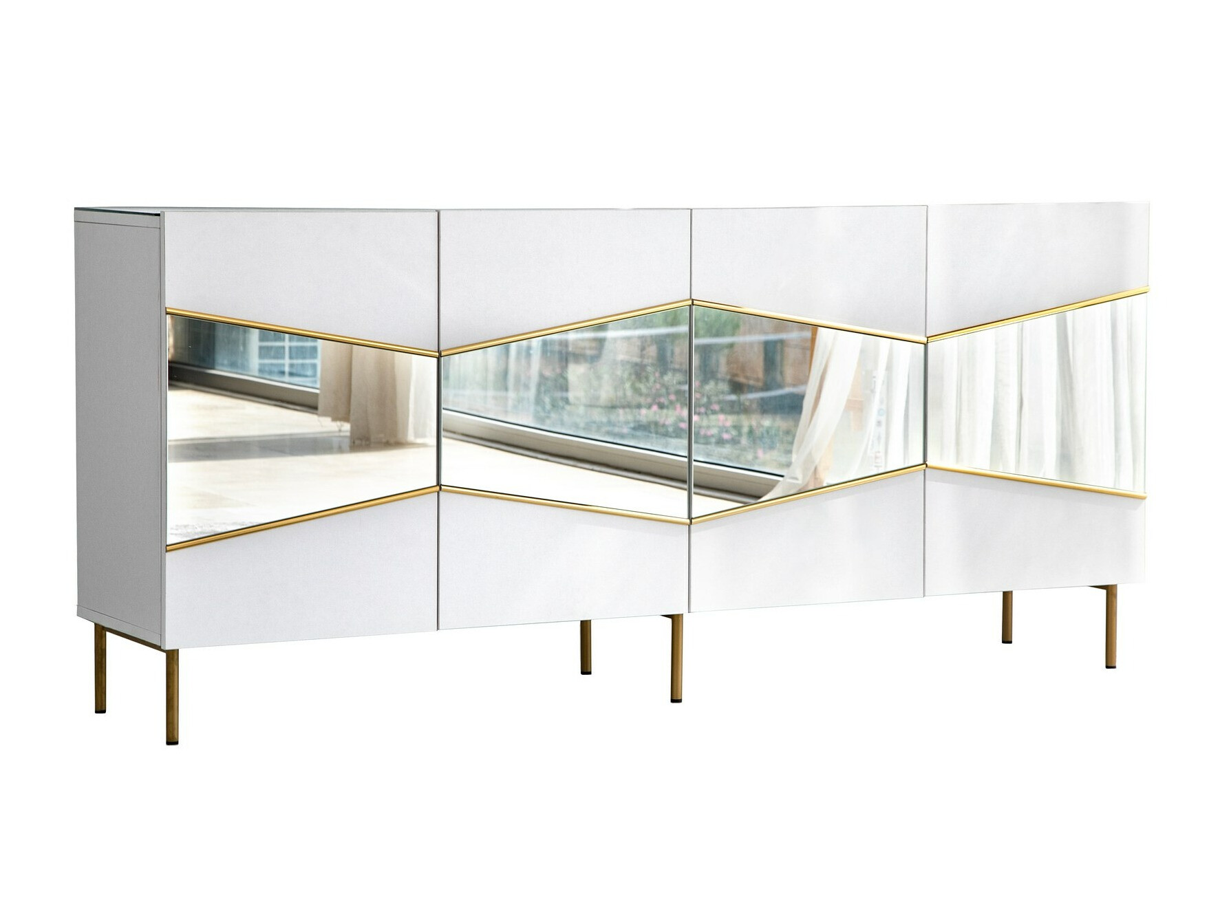 Ormarić Kailua 2210 (Bijela + Zlatno)