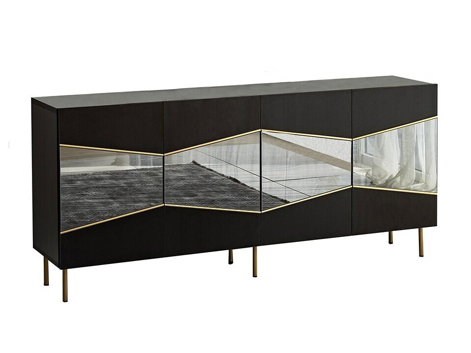 Ormarić Kailua 2210 (Crna + Zlatna)