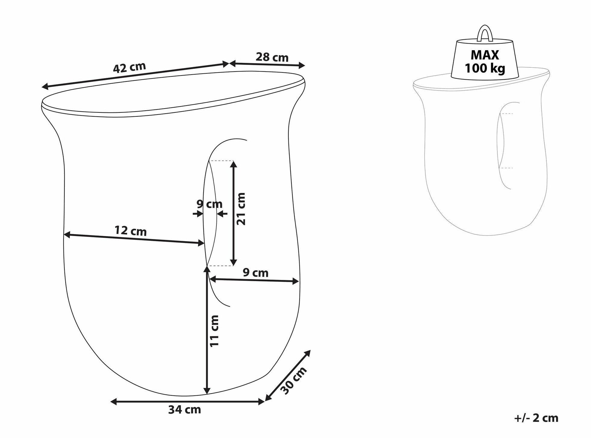 Pomoćni stol Berwyn 2161