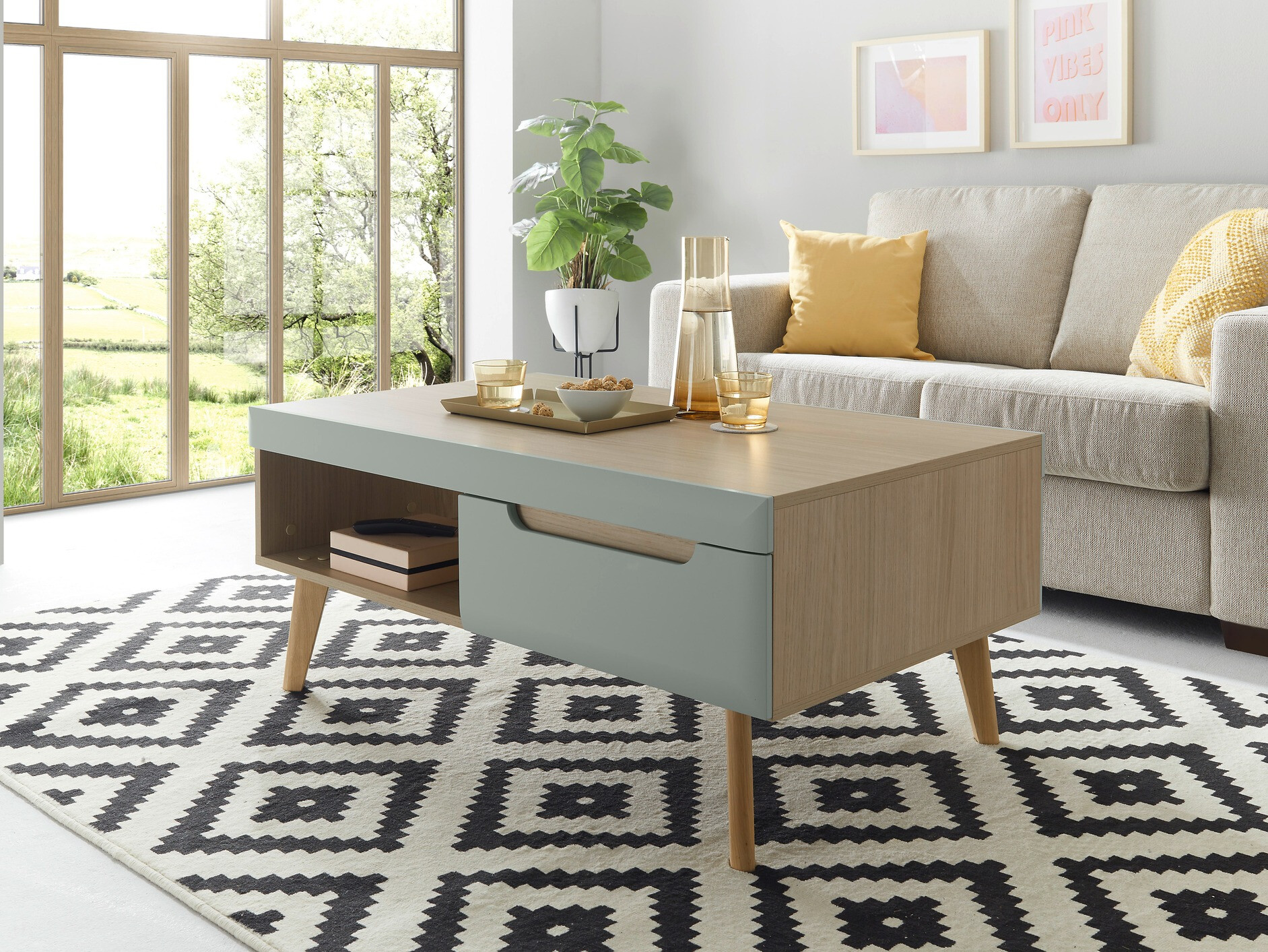 Stolić za kavu Vircava 107 (Svijetlo zelena)