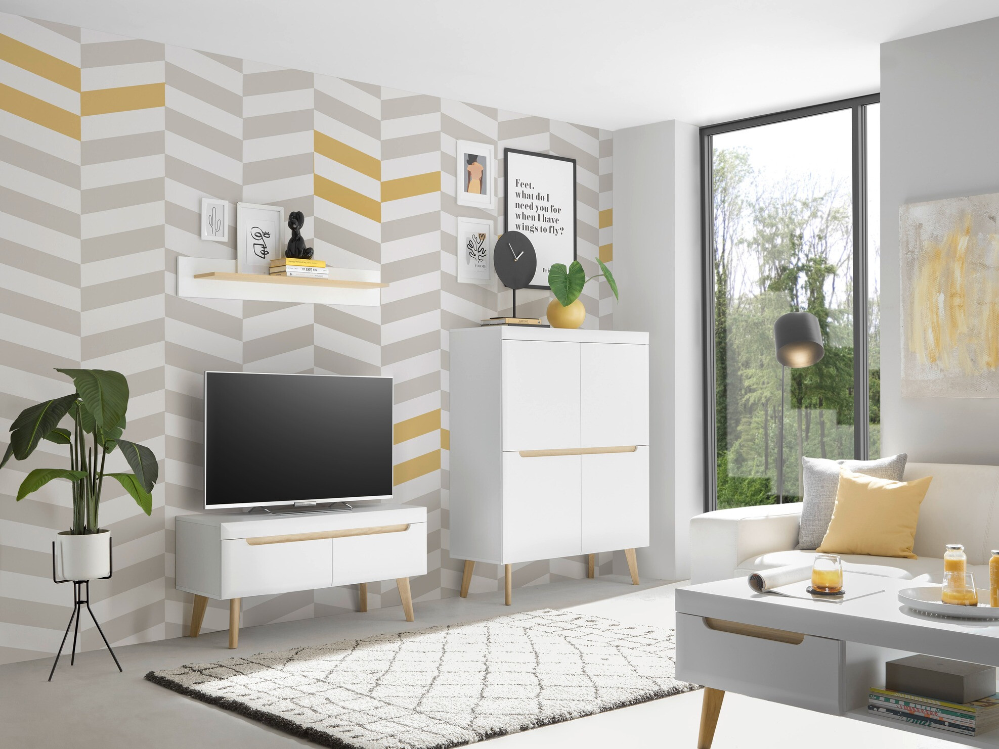 TV stol Vircava 102 (Bijela)