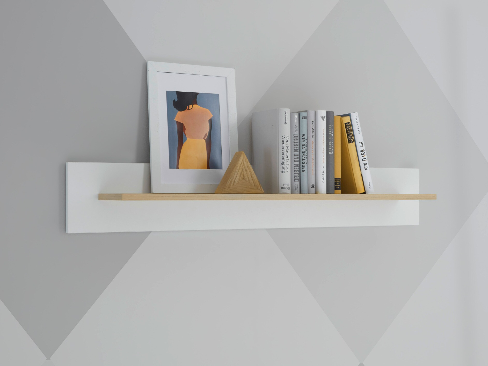 Zidna polica Vircava 108 (Bijela)