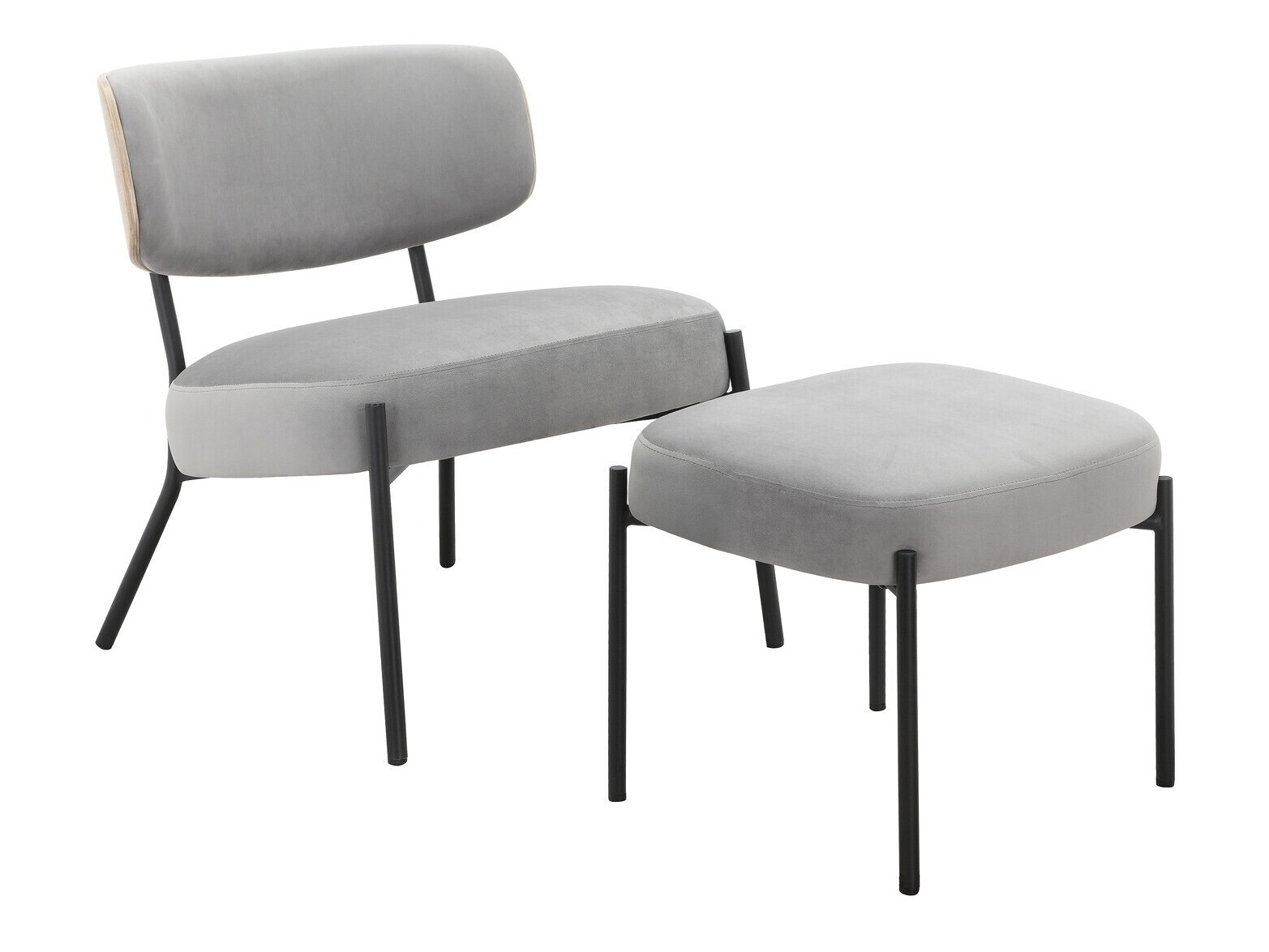 Fotelja Denton 1341 (Svijetlo siva)