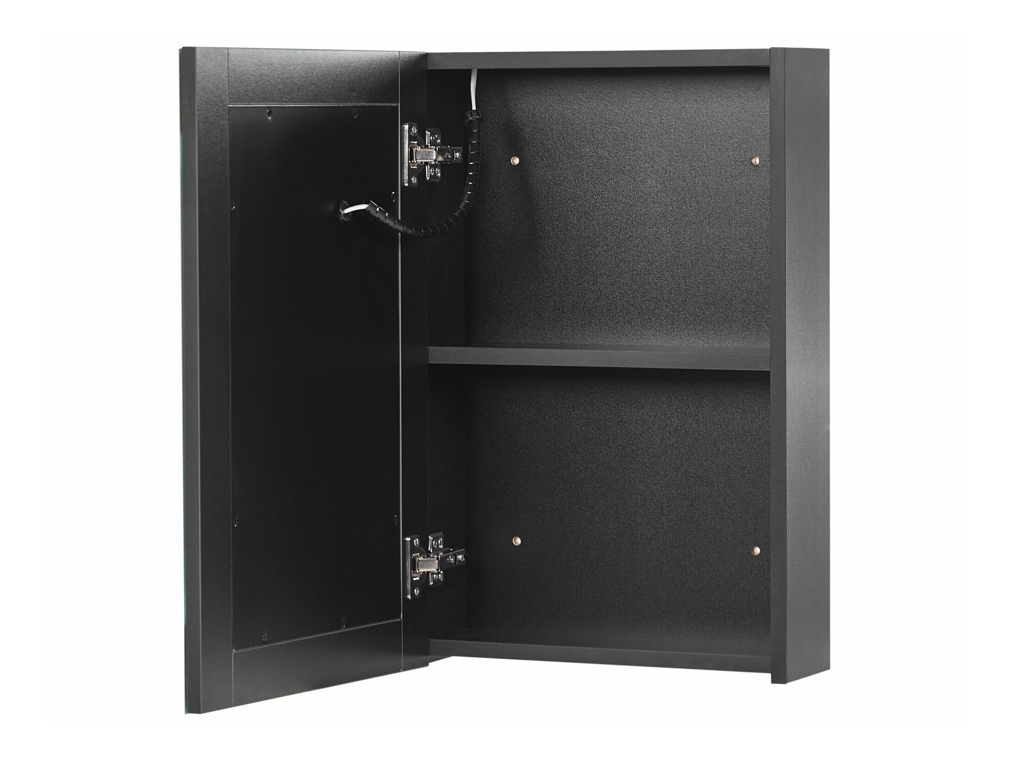 Kupaonski ormarić s ogledalom Berwyn 2162 (Crna)