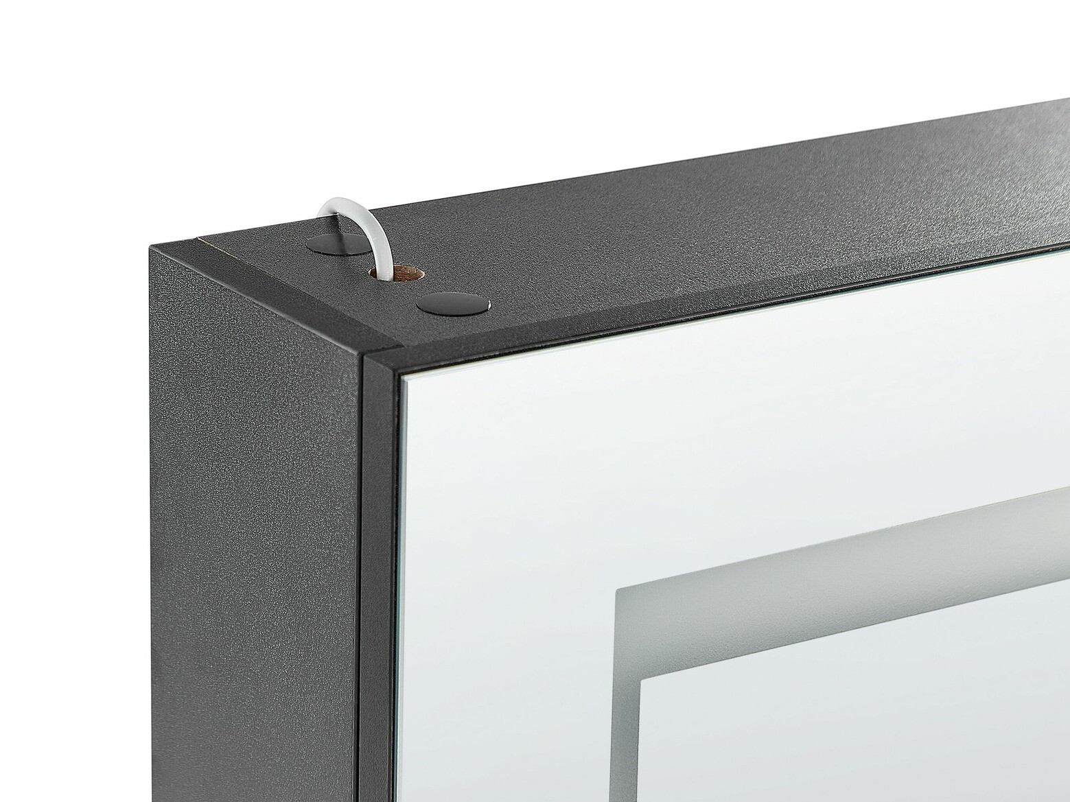 Kupaonski ormarić s ogledalom Berwyn 2162 (Crna)