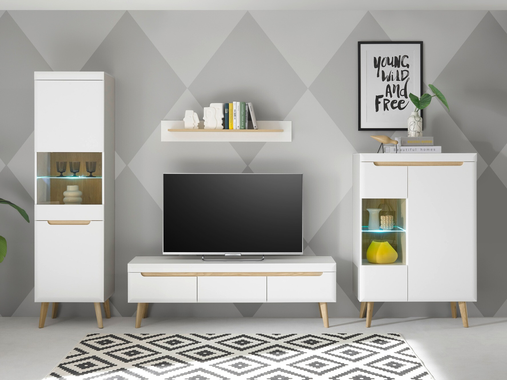 Set za dnevni boravak Vircava 110 (Bijela)