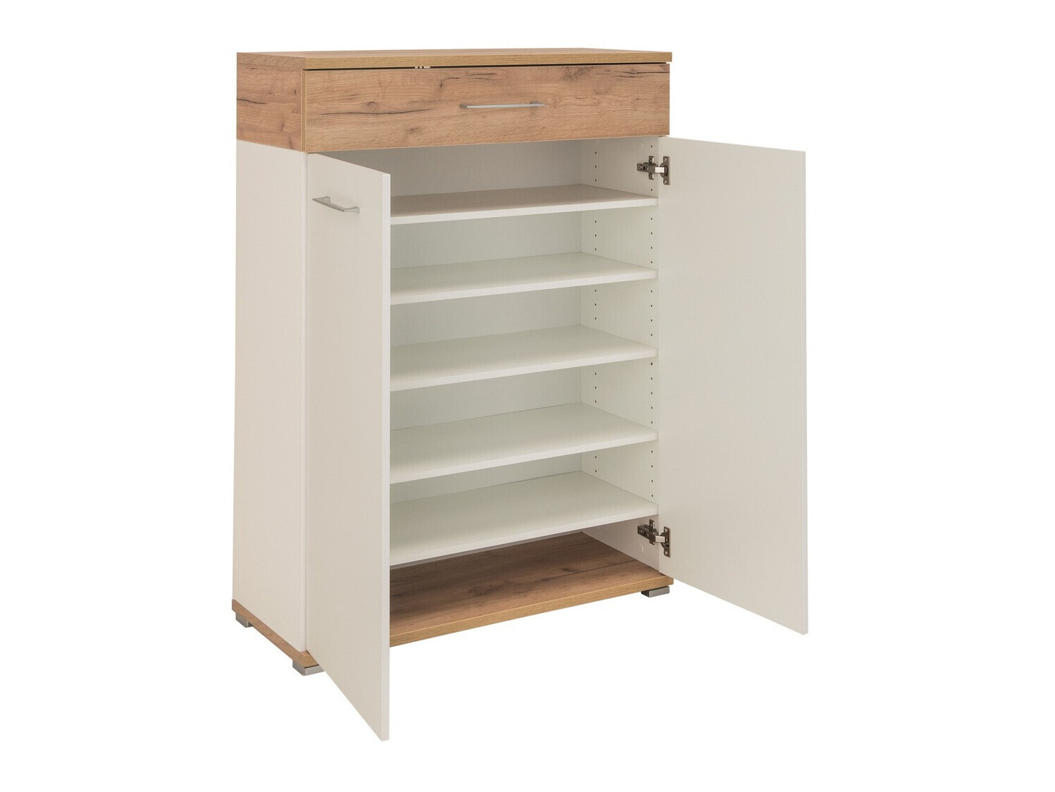 Komoda Nuveno 100 (Bijela + Navarra hrast)