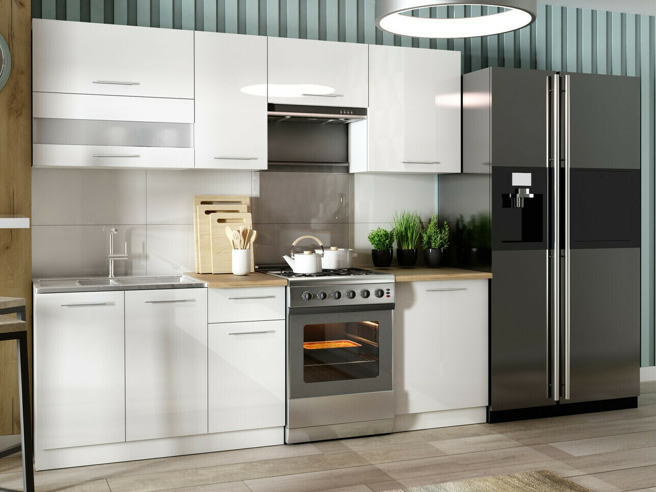 Modularan zidni ormarić Tiffa White 128