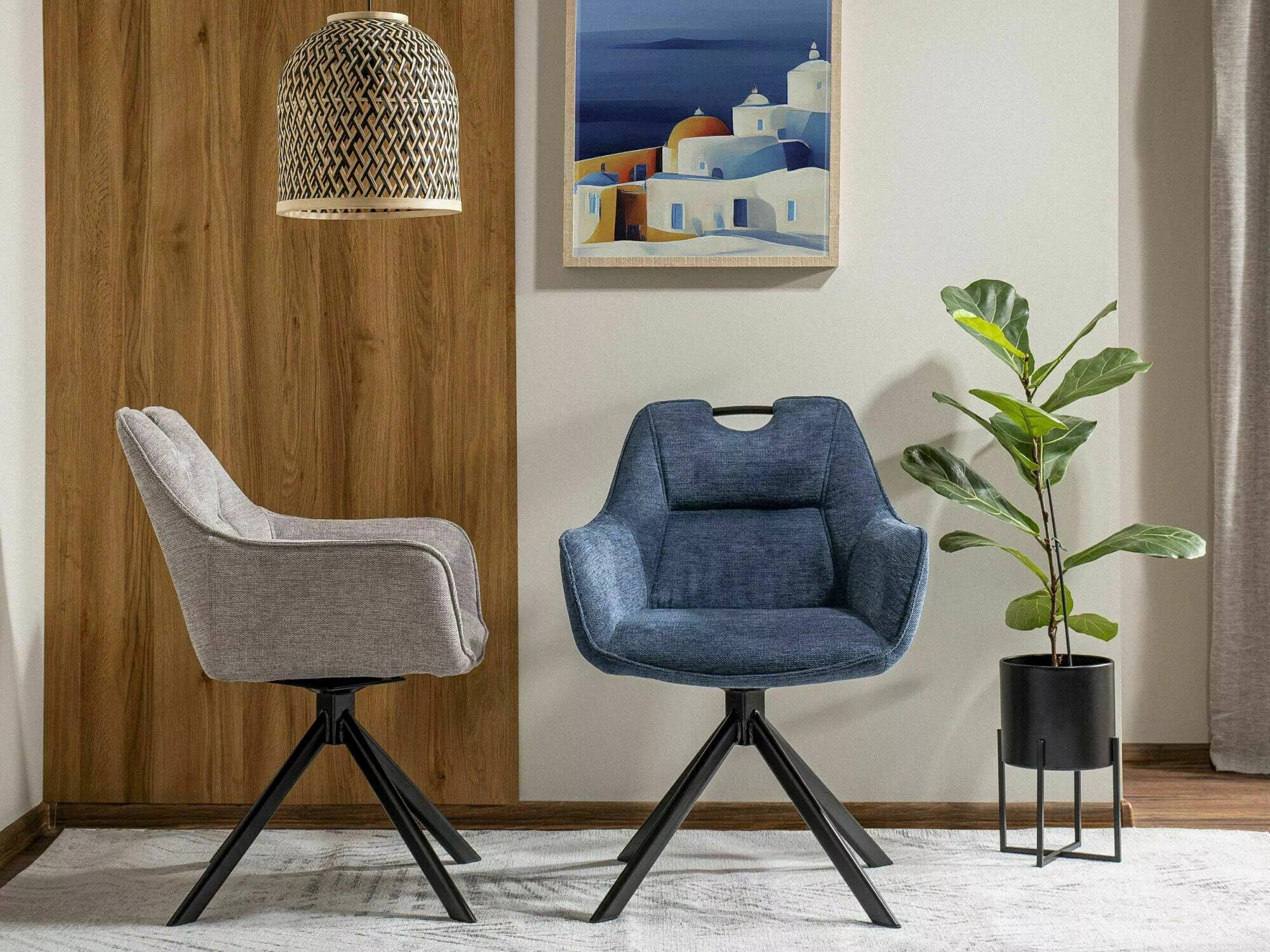 Stolica Detroit 416 (Plava)