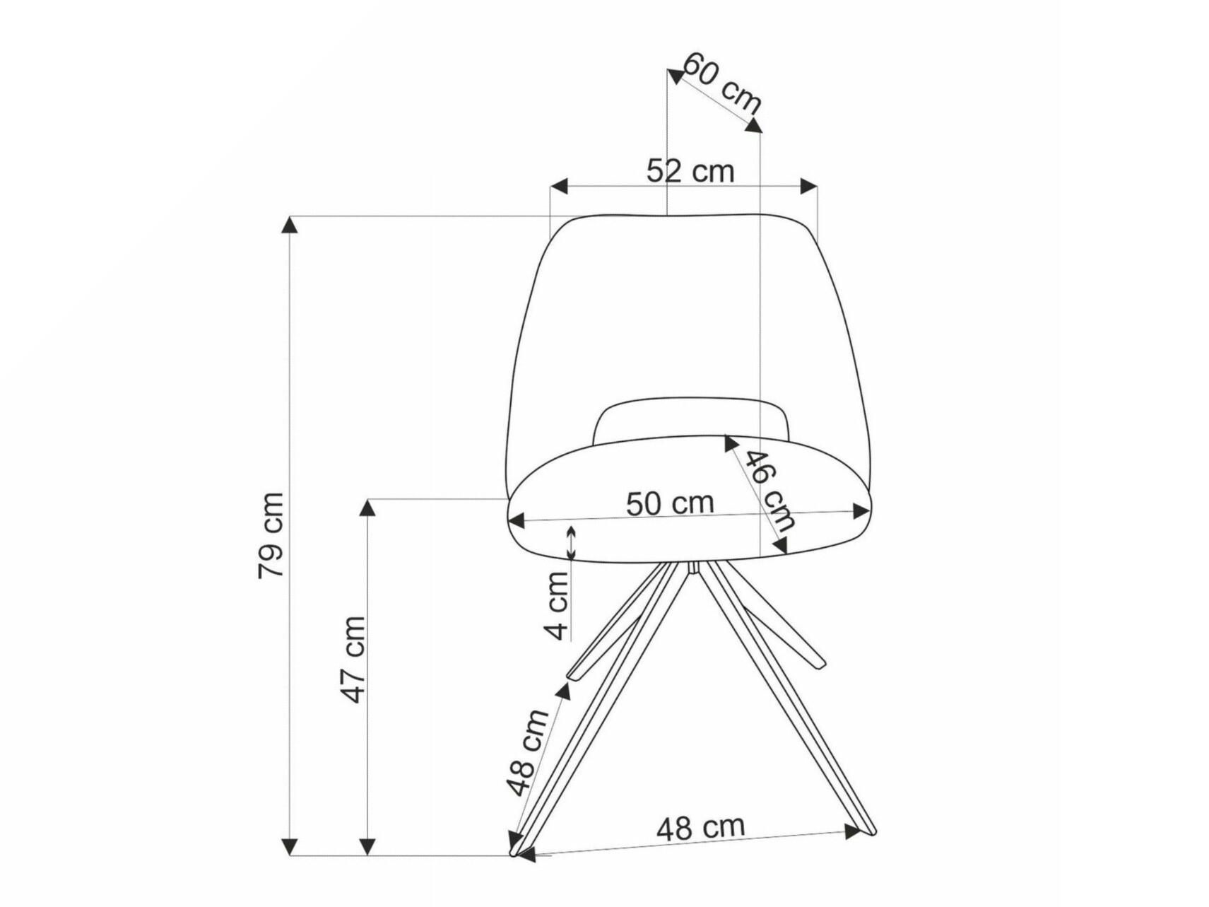 Stolica Houston 1754 (Bež)