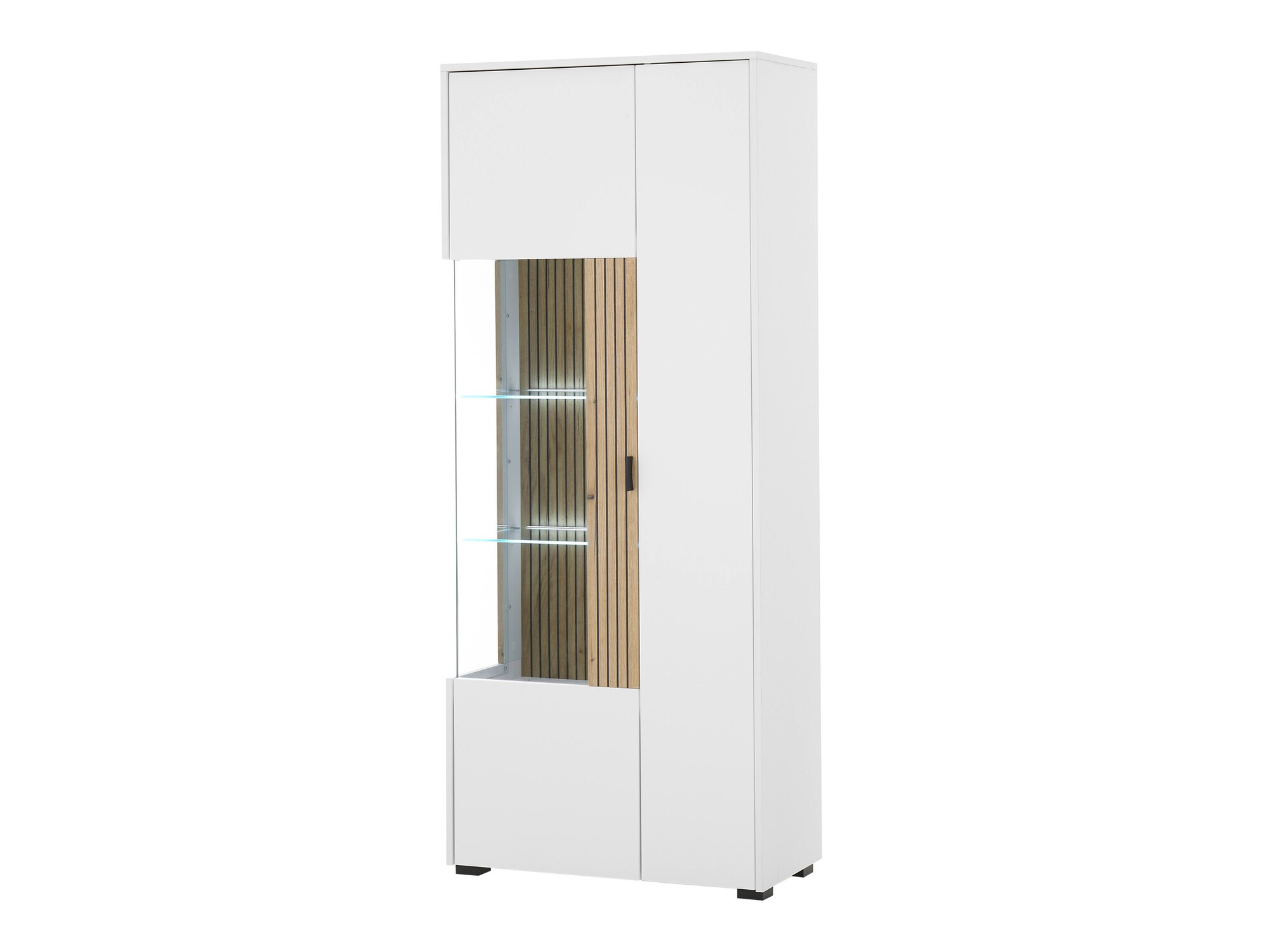 Polica Belmelu 103 (Bijela + Hrast)