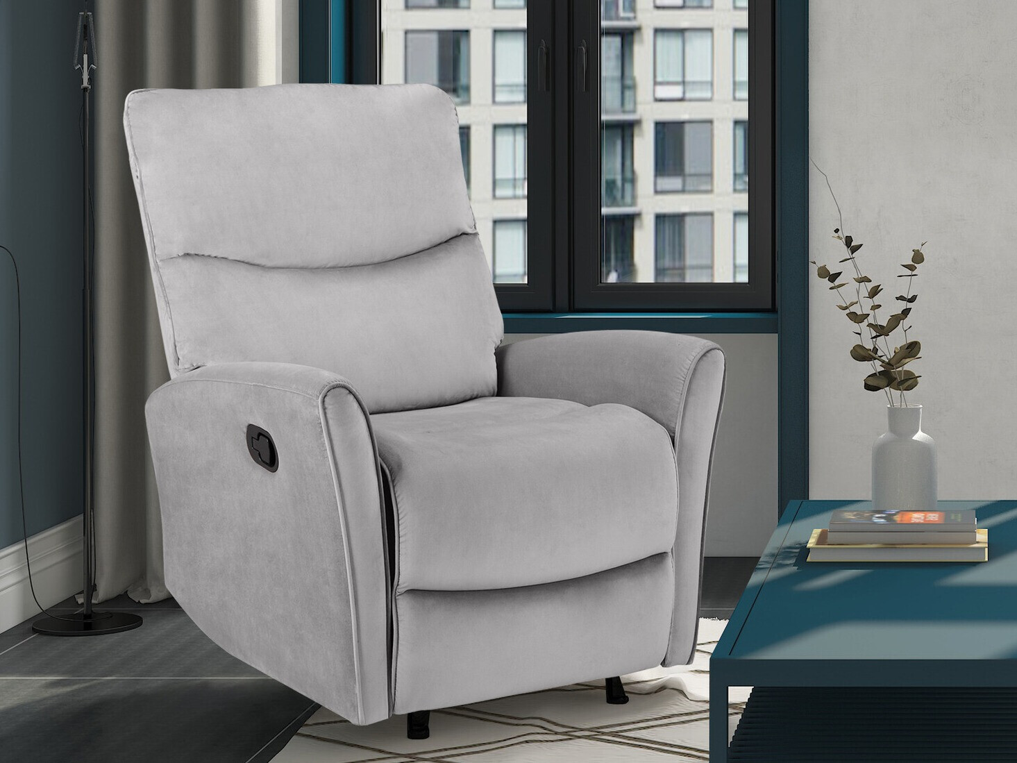 Podesiva fotelja Denton 1346 (Siva)