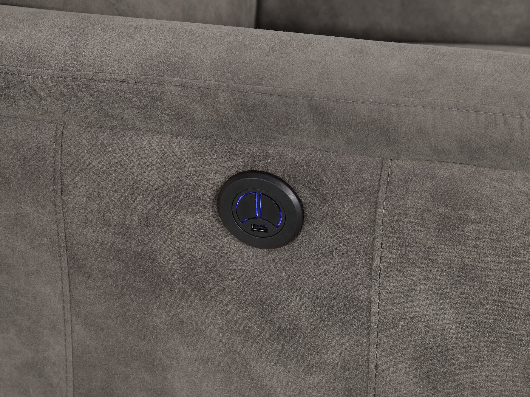 Podesiva fotelja Denton 1347 (Siva)