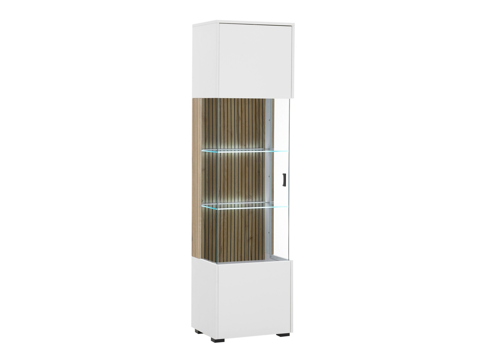 Polica Belmelu 104 (Bijela + Hrast)