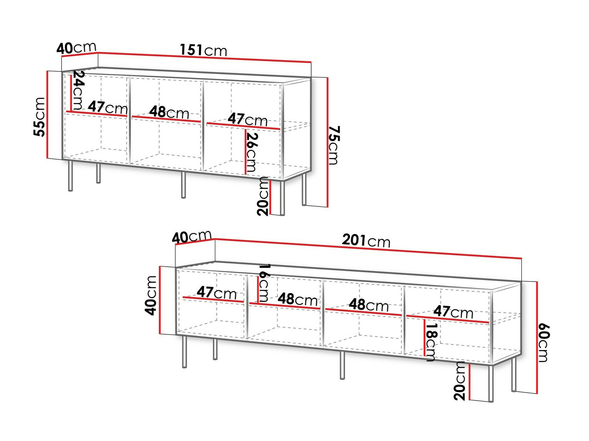 Set za dnevni boravak Celra I (Bijela)
