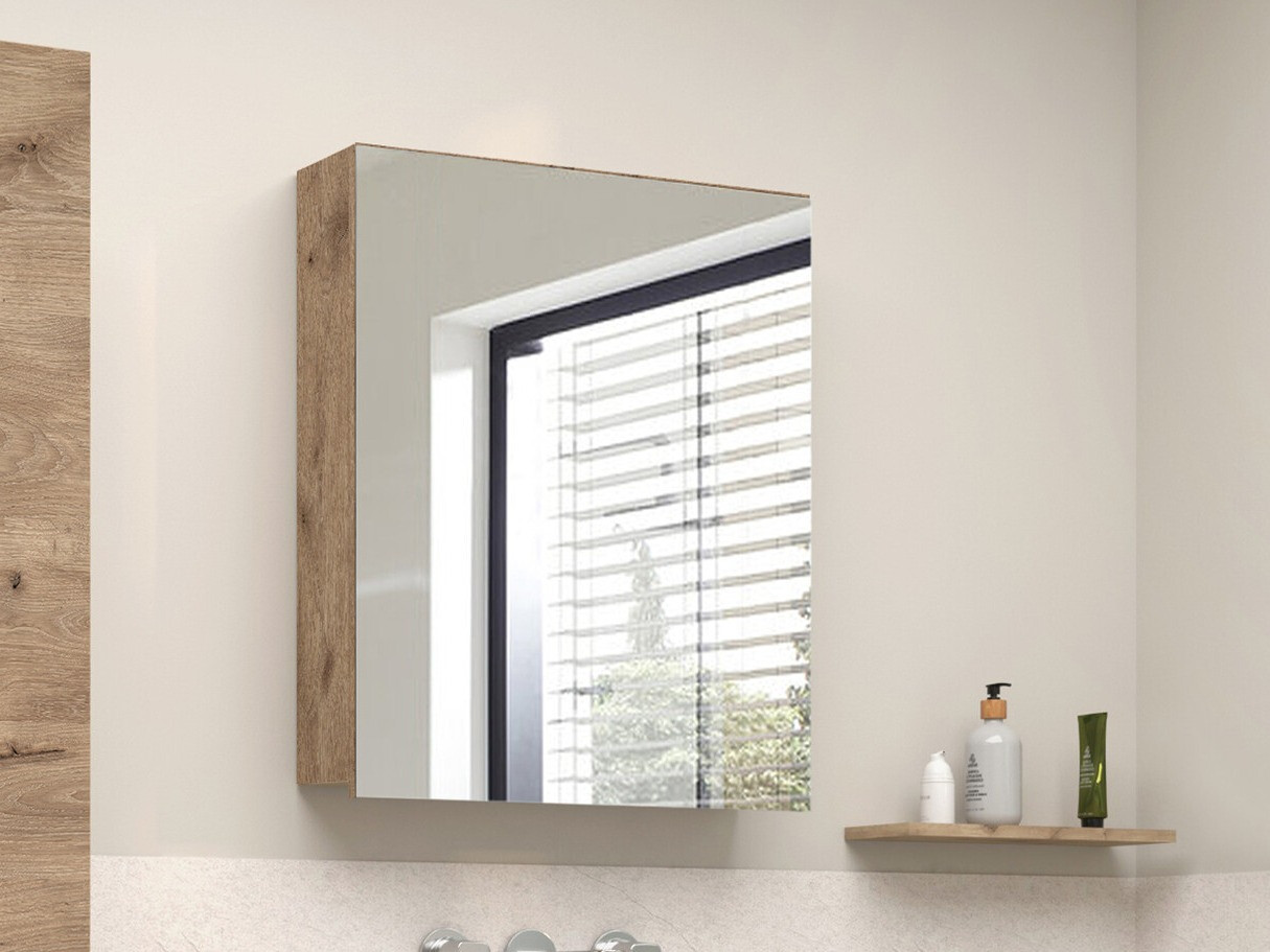 Kupaonski ormarić s ogledalom Soncamu 105 (Hrast)