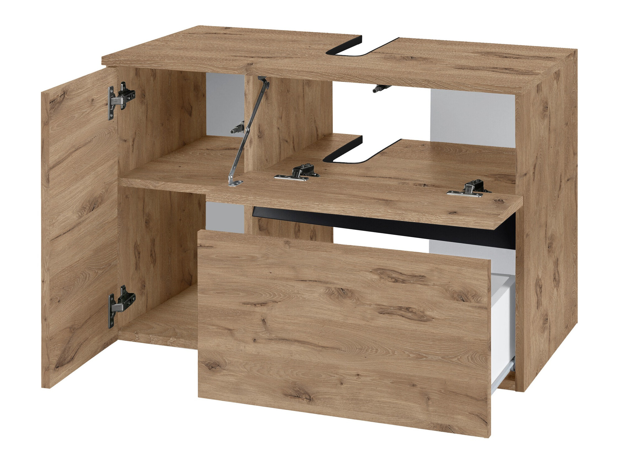 Zidni ormarić za umivaonik Soncamu 107 (Hrast)