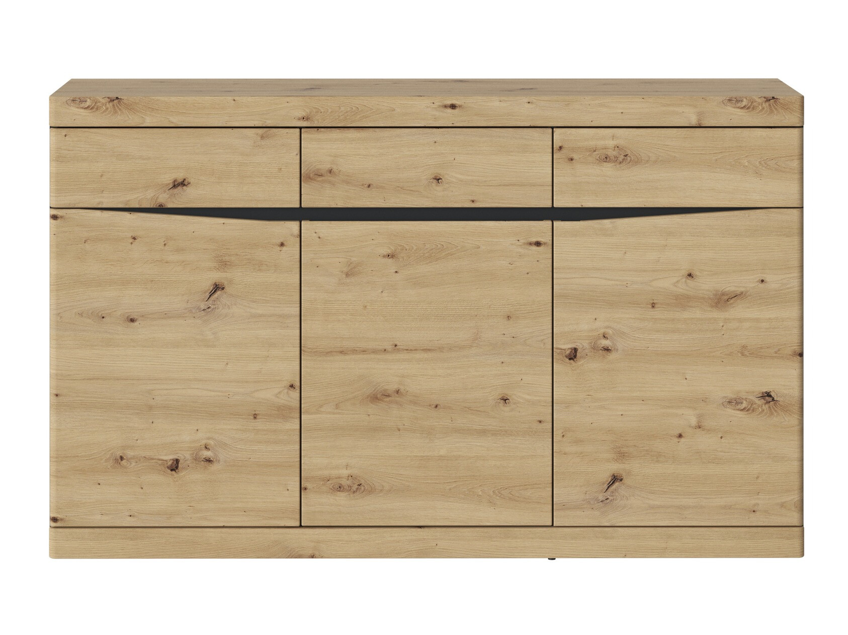 Komoda Venlori 123 (Antracit + Artisan hrast)