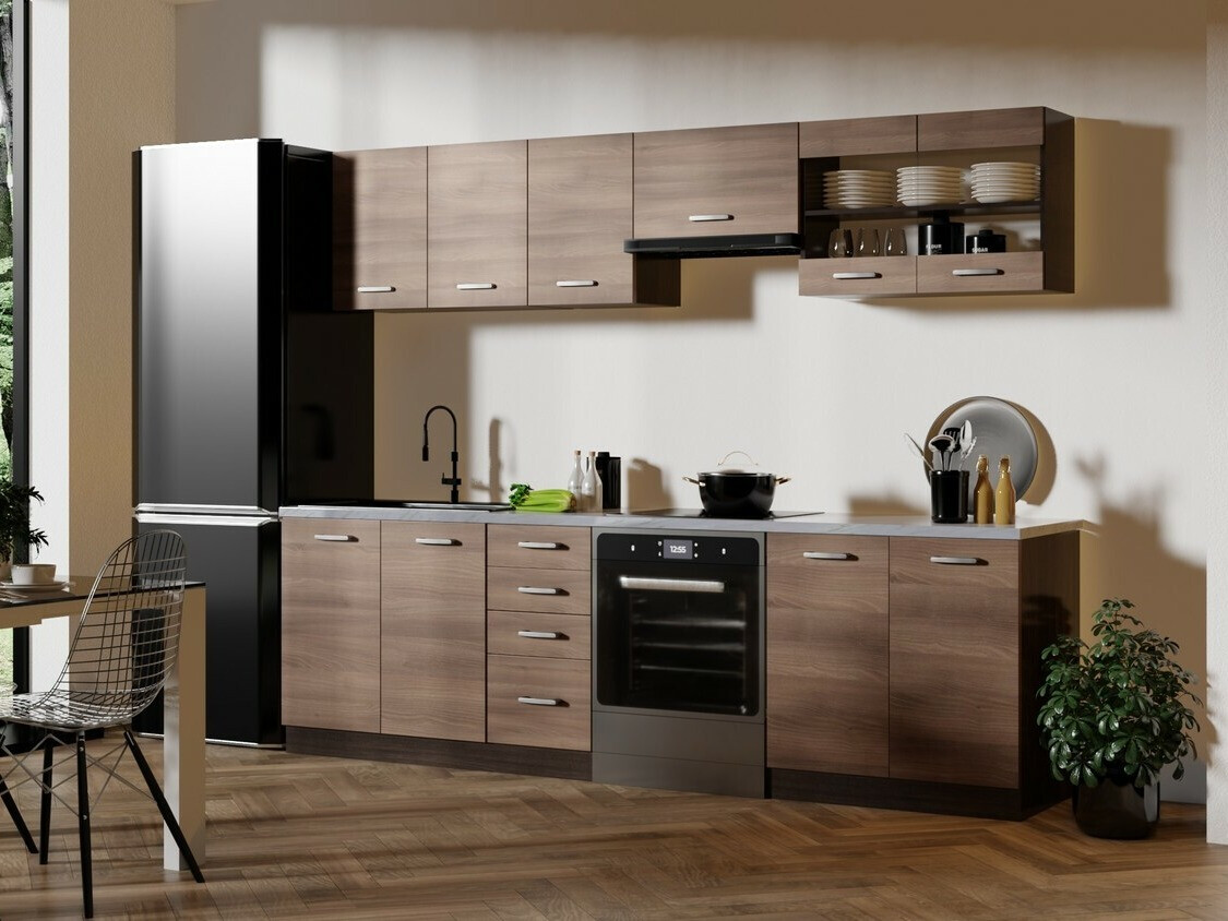 Kuhinjski set Houston 1138 (Tamni hrast)