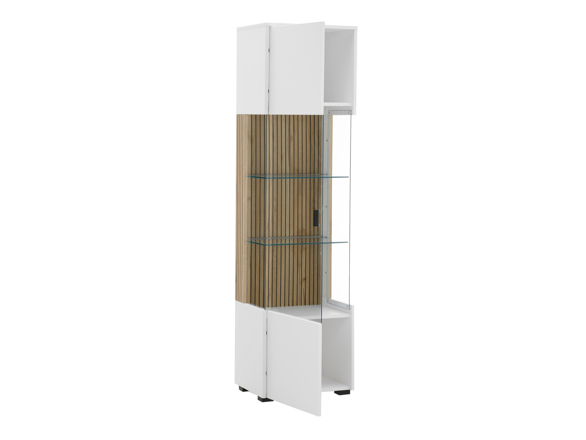 Polica Belmelu 104 (Bijela + Hrast)