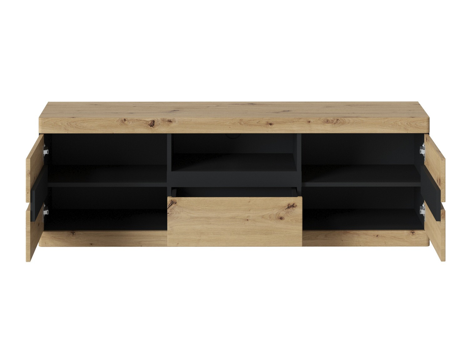 TV stol Venlori 121 (Antracit + Hrast Artisan)