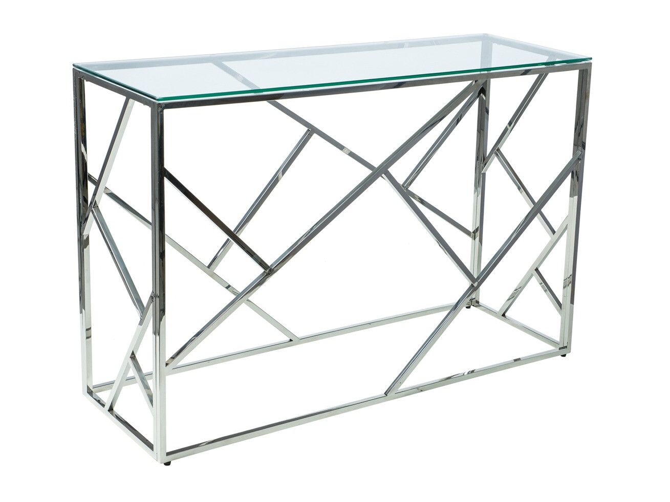 Konzolni stolić Detroit 459 (Srebrna)