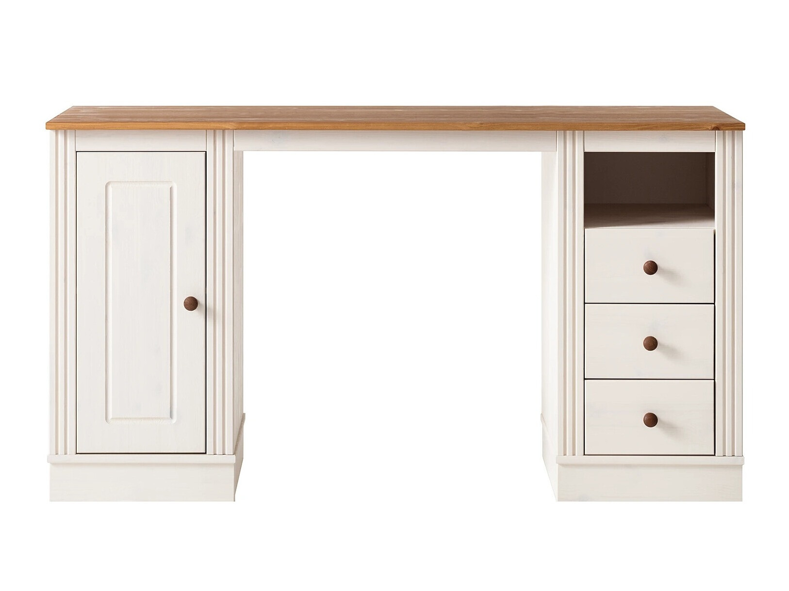 Uredski stol Saltoro 136 (Bijela + Medeni hrast)