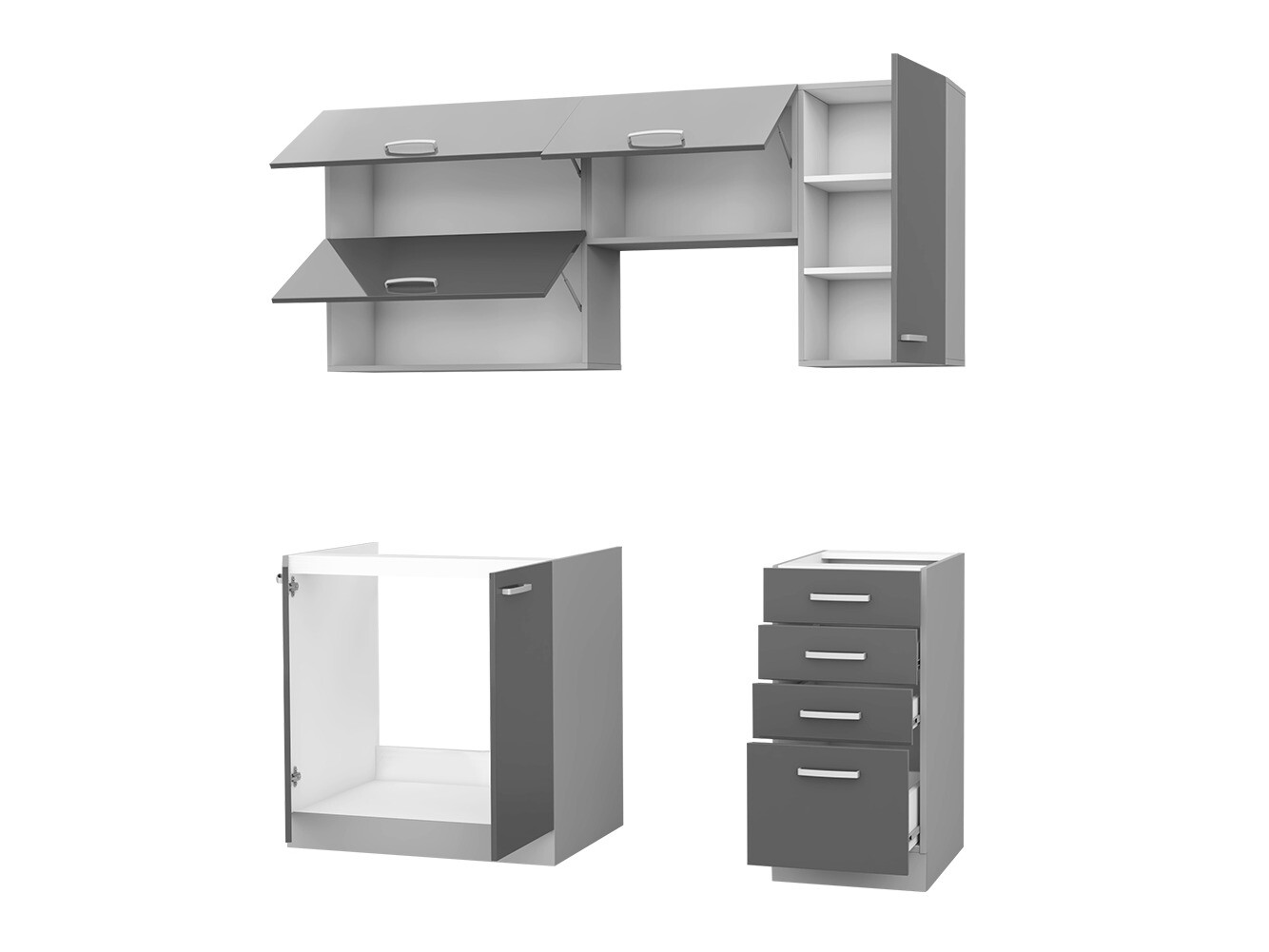 Modularan kuhinjski set Multi White 125