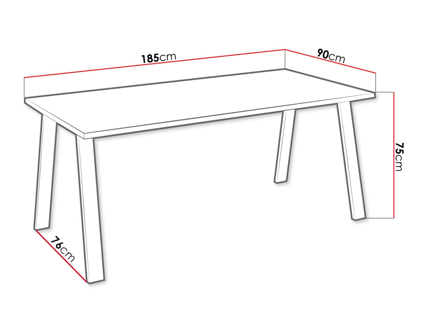 Stol Tucson 143 (Hrast Artisan)