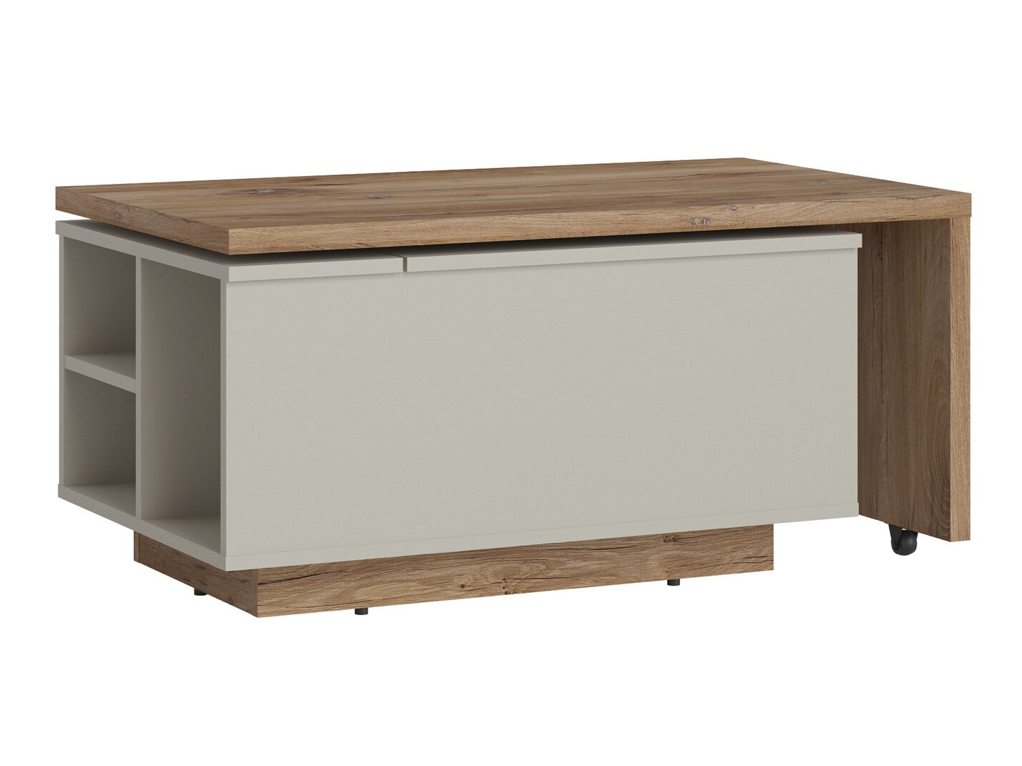 Transformirajući stolić za kavu Ontario 133 (Siva + Tamni hrast)