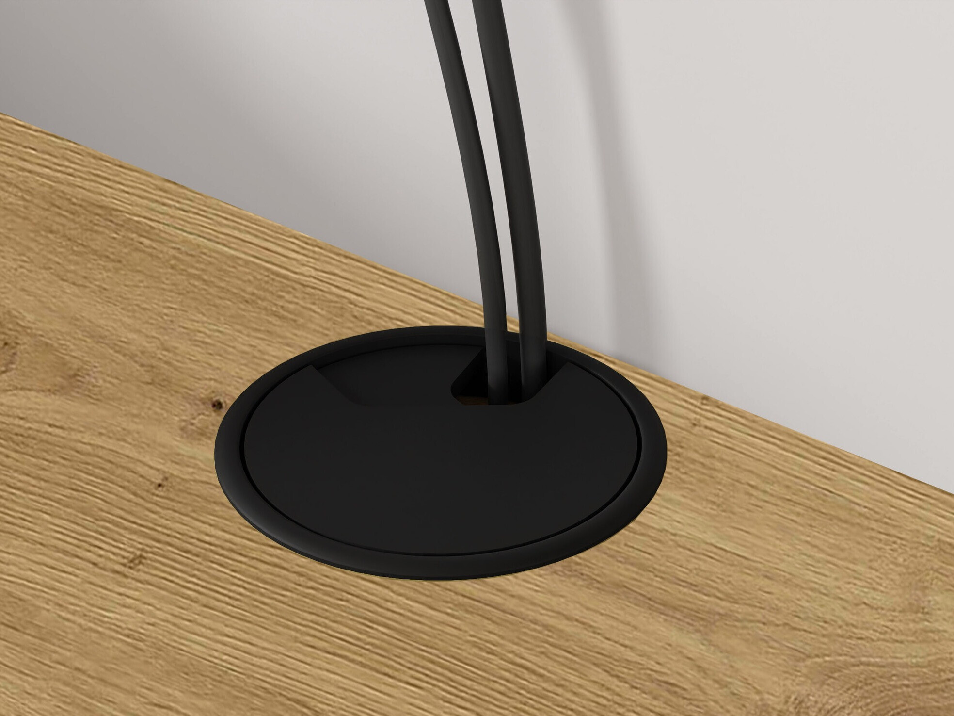 TV stol Buffalo 176 (Hrast Artisan + Mat crna)