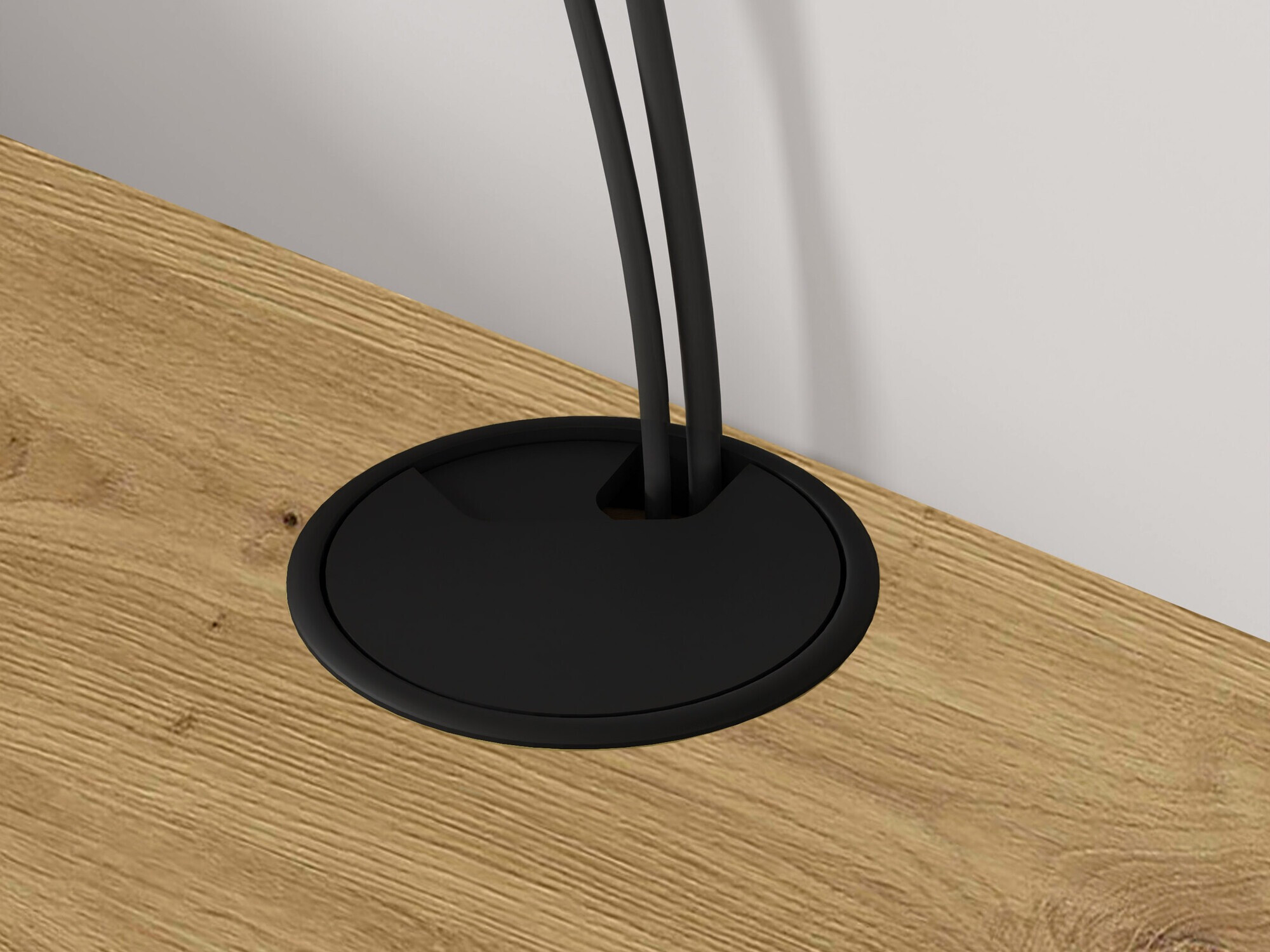 TV stol Buffalo 176 (Mat bijela + Artisan hrast)